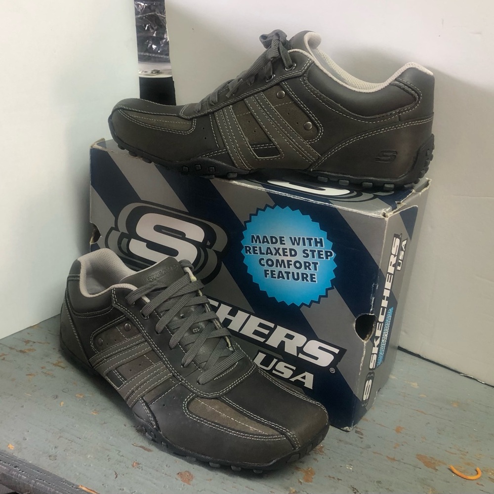 Skechers Men's Gray Comfort Sneakers